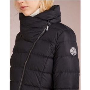 DKNY Packable Down Quilted Jacket Black Size Med WITH BAG